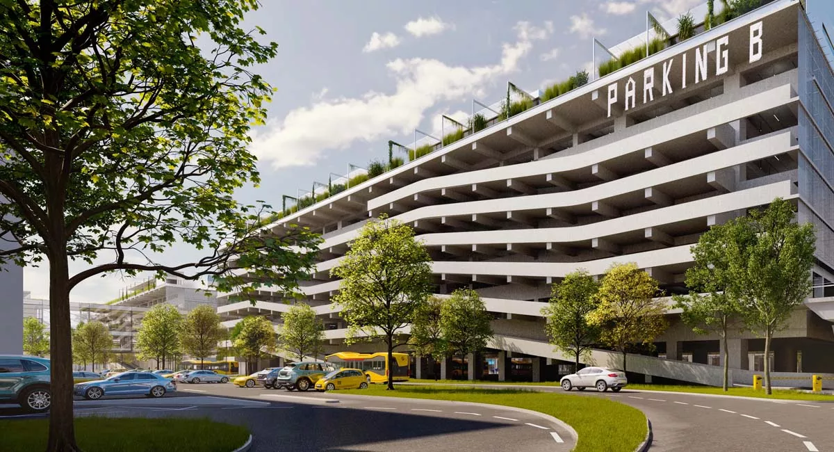 Vizualizace rozvoje letiště