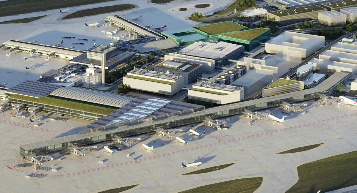 Airport development visualization